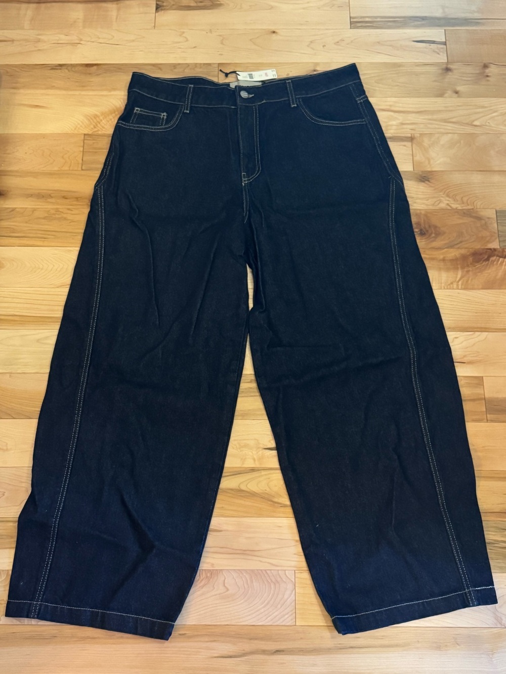 NWT Damson Madder Dark Indigo Wide-Leg Jeans — size 16 (UK) /size 12 (US)